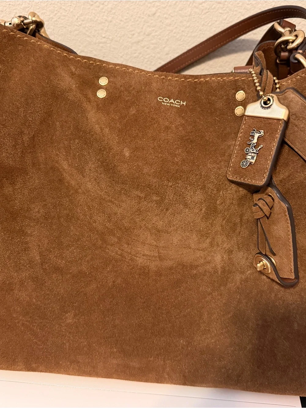 Coach Suede rogue 40 Bag - Picture 1 of 2